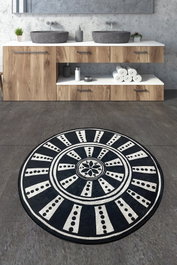 Mijölnir Alfombrilla de baño Multicolor 100 x 100 cm